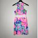 Lilly Pulitzer Dresses | Lilly Pulitzer Ashlyn Shift Dress Beckon Blue Jungle Utopia Size 00 Nwt | Color: Green/Pink | Size: 00