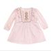 Jessica Simpson Dresses | Jessica Simpson Gauze Embroidered Dress Set | Color: Pink | Size: 24mb