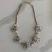 J. Crew Jewelry | Like New J Crew Rhinestone Statement Necklace | Color: Gold/White | Size: Os