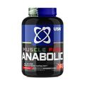 USN Muscle Fuel Anabolic Strawberry All-in-one Protein Powder Shake (2kg): Workout-Boosting, Anabolic Protein Powder for Muscle Gain - New Improved Formula