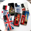 Coque de téléphone pour Samsung Galaxy Londres Royaume-Uni Angleterre Sensation A52 A53 A54
