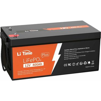 Batterie Lithium LiFePO4 12V400Ah Akku Integriertes 250A bms, 5120Wh Nutzbare Energie, 4000-15000 Image
