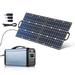 300W Portable Solar Generator Power Station with 50W 18V Solar Panel