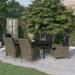 vidaXL Patio Dining Set Outdoor Dining Set Table and Chair Set for Garden