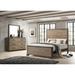 Lassen Brown and Light Taupe 3-piece Panel Bedroom Set