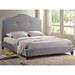 Latitude Run® Queen Canopy Bed Upholstered/Metal/Polyester | 72 H x 61 W x 85.5 D in | Wayfair B6293FDF430D49DF977AEADE15608199