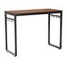 17 Stories Computer Desk Wood/Metal in Black/Brown | 30 H x 20 W x 39 D in | Wayfair 977138DF9BEA47CF90FA05D7964B12DA