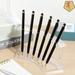 GN109 Pen Holder Clear Display Stand 6-Slots Pen Display Stand Eyebrow Pen Stand Makeup Brush Rack Organizer | 3.15 H x 7.01 W x 1.1 D in | Wayfair