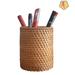 East Urban Home Handmade Rattan Pen Holder in Brown | 3.9 H x 3.1 W x 3.1 D in | Wayfair 38225CAF9FCA4DF58949660E8D9E0FAA