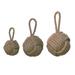 Bay Isle Home™ 3 Piece Spring Hanging Knot Wall Décor Fabric in Brown | 5.3 H x 5.3 W x 5.3 D in | Wayfair 5E90EAA18F96413F92518B4BA7961D02