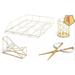 Mercer41 Jarem Desk Organizer Set Metal in White/Yellow | 2 H x 12 W x 10 D in | Wayfair 29786B5231E8464C8BEBFDD14794277B