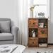 Latitude Run® Delja 35.5" H x 24" W Step Bookcase Wood in Brown | 35.5 H x 24 W x 12 D in | Wayfair 40ED8F480856499F8FB0E7EA28BC4559