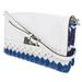 Kate Spade New York Bags | Kate Spade Leather Trim Ivory & Blue Raffia Woven Designer Shoulder Bag | Color: Blue/White | Size: Small