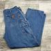 Carhartt Jeans | Carhartt Dungaree Fit Blue Jeans Denim Mens 38 Waist 32 Inseam B13 Dst Carpenter | Color: Blue | Size: 38