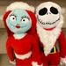 Disney Other | Jack & Sally 48" Jumbo Plush 4ft | Color: Red/White | Size: 4 Feet