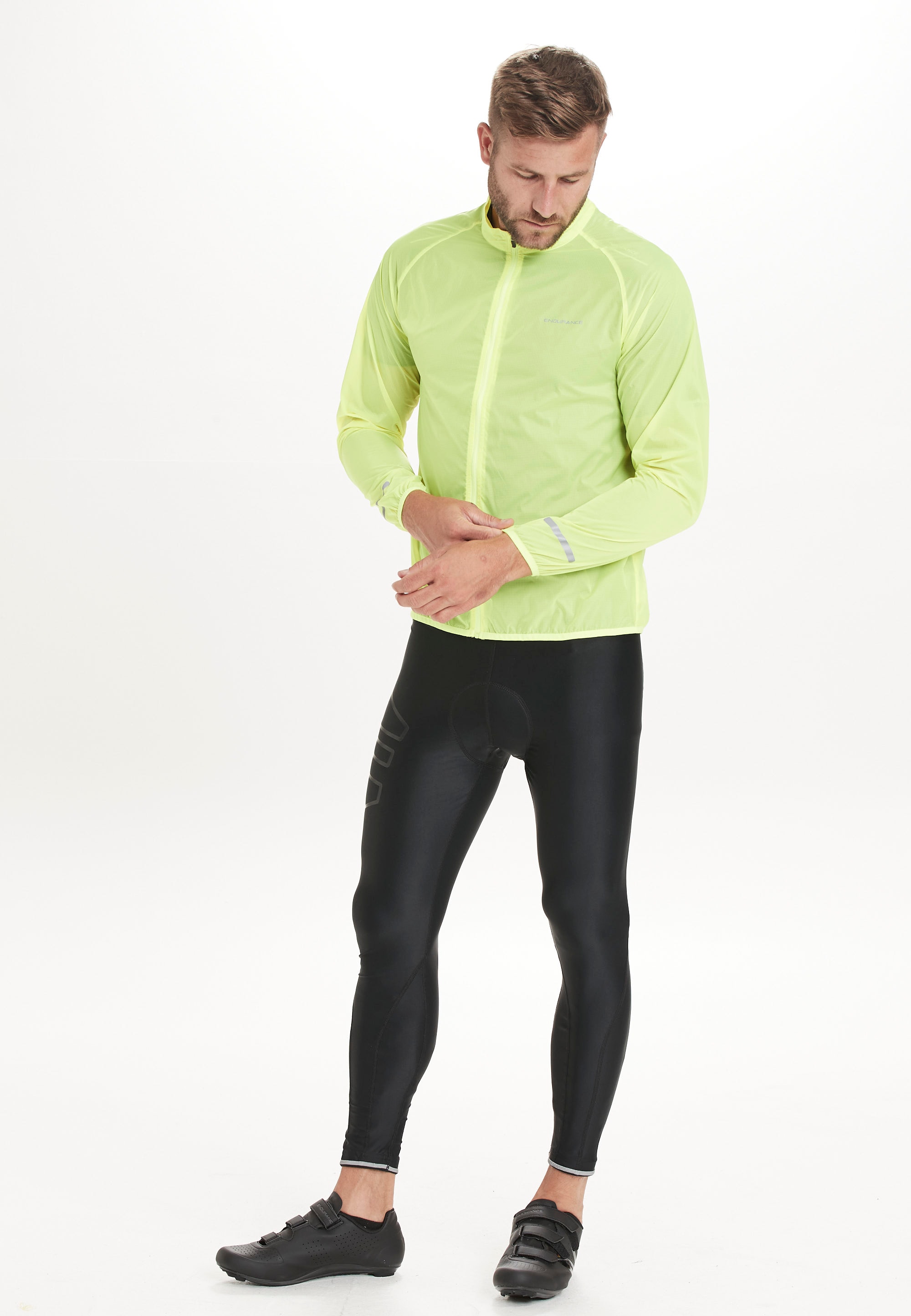 Softshelljacke ENDURANCE "IMILE", Herren, Gr. XXL, gelb (neongelb), 100% Nylon, unifarben, normal, hoch geschlossener Ausschnitt, Jacken, mit hochwertiger Windblock-Funktion Image