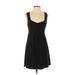 Forever 21 Casual Dress - Party V-Neck Sleeveless: Black Solid Dresses - Women's Size Small