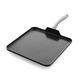 GreenPan Lima Midnight Hard Anodized Healthy Ceramic Non-Stick 28 cm Square Griddle Pan, PFAS-Free, Induction Suitable, Oven Safe, Black