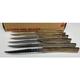 6x Comas K2 Chuleteros Hq Steakmesser Holzgriff Braun Silber Edelstahl Steakbesteck Grillbesteck Messer Messerset Pizzamesser