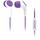 KOSS 187246 KEB15i In-Ear Earbuds with Microphone (Purple)