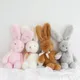 Jouet en peluche lapin rose mignon pour bébé animaux en peluche poupées bébé jouets apaisants