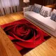 Tapis de fleurs 3D antidérapants style nordique moderne pour la maison salon chambre à coucher