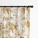 6ix Tailors Fine Linens Bamboo Harvest Gold Pinch Pleat Drapery Panel Pair - N/A