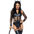 LEG AVENUE Women's 86994 Adult Sized Costumes, Schwarz, L (Taglia Italiana 44)