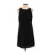 1.State Casual Dress - Shift: Black Solid Dresses - Women's Size Small