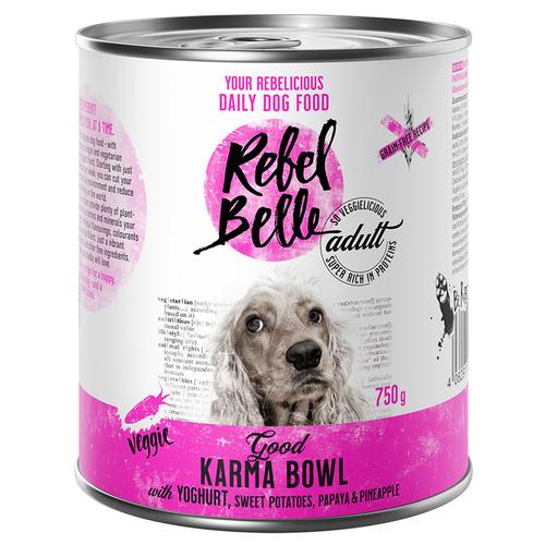 12 x 750 g Sparpaket Adult Good Karma Bowl - veggie Rebel Belle Hundefutter nass