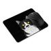 WIRESTER 8.66 x 7.08 inches Rectangle Standard Mouse Pad Non-Slip Mouse Pad for Home Office and Gaming Desk - Moustached Tuxedo Cat