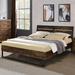 17 Stories Platform Bed Metal in Brown | 38 H x 78 W x 83 D in | Wayfair D04F001E282F4F4DAAF3ABC8F9DABE9C