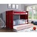 Mason & Marbles Wittig Metal Bed Metal in Red/Black | 65 H x 56 W x 78 D in | Wayfair 195576F85D5D4A8F804C4D95F2956726