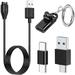 Charging Cable & Adapter for Garmin Watch with USB C-C/A Connector Kits Fast Charger Converter for Garmin Fenix