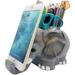 GN109 Large Capacity Elephant Desk Pen & Pencil Holder Pen Cup Holder w/ Phone Stand | 4.4 H x 7.9 W x 5.1 D in | Wayfair 2963FD28KY793R0T5L
