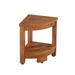 Ebern Designs Miwako 12" W Teak Shower Bench | 16.5 H x 12 W x 12 D in | Wayfair 3DBE04C1AE134944BDEA912EA2DD02C3