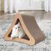 Tucker Murphy Pet™ Cogmon Cat Corrugated Scratching Post Cardboard | 12.99 H x 16.93 W x 13 D in | Wayfair FD1C213A761645638390043ABE23F00D