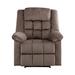 Latitude Run® 33.5" Wide Manual Zero Clearance Standard Recliner Mildew Resistant/Microfiber/Microsuede | 39.35 H x 33.5 W x 36.12 D in | Wayfair