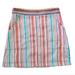 Anthropologie Skirts | Anthropologie By Anthropologie Embroidered Striped Summer Skirt Size 4 | Color: Blue/Red | Size: 4