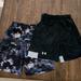 Under Armour Bottoms | 2 Pairs Of Boys Under Armor Athletic Shorts Size Medium | Color: Black/White | Size: Mb