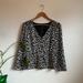 J. Crew Tops | J. Crew Spots Button Front Blouse | Color: Black/White | Size: 6