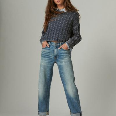 Lucky Brand Mid Rise Boy - Women's Jeans Denim Pan...