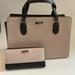 Kate Spade Bags | Kate Spade Crossbody And Matching Wallet Set | Color: Black/Gray | Size: Os