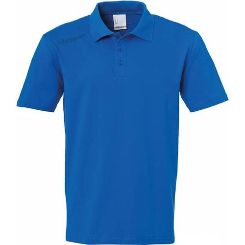 UHLSPORT Herren Polo ESSENTIAL POLO SHIRT, Größe L in azurblau