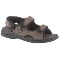 Sandale JOSEF SEIBEL "Franklin" Gr. 44, grau Herren Schuhe Sandalen