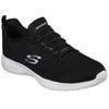 Slip-On Sneaker SKECHERS "DYNAMIGHT", Herren, Gr. 48,5, schwarz (schwarz, rot), Textil, sportlich, Schuhe, Sneaker, Sommerschuh, Freizeitschuh mit Gummizug zum Schlupfen