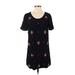 Lovers + Friends Casual Dress - Shift: Black Floral Motif Dresses - Women's Size Small