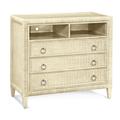 Birch Lane™ Deitrich 3 Drawer Dresser Wicker/Rattan in Brown | 38 H x 41 W x 20 D in | Wayfair 1EAF79D26F664D6789BF060EE932C44C