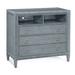 Birch Lane™ Deitrich 3 Drawer Dresser Wicker/Rattan in Blue | 38 H x 41 W x 20 D in | Wayfair 6725FA0FD90F4DB38A9886577D75223A