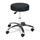 Safco Pneumatic Lab Stool, Backless, Supports Up To 250 Lb, 17&quot; To 22&quot; Seat Height, Black Seat, Chrome Base ( SAF3431BL )